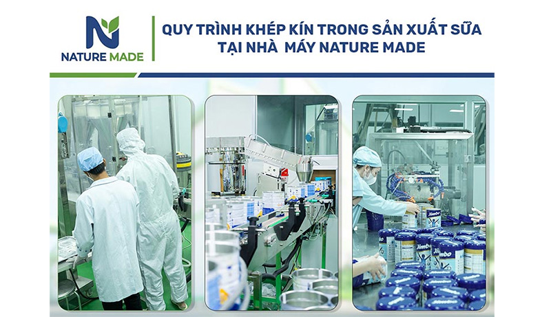 Quy trình khép kín trong sản xuất sữa tại nhà máy Nature Made