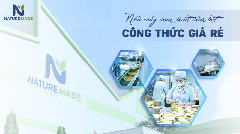 Sản xuất sữa bột công thức giá rẻ